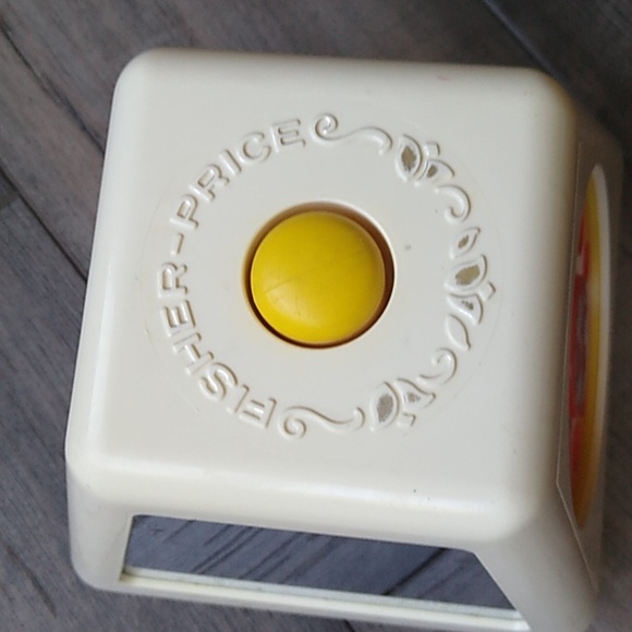 Fisher Price Quaker Oats Turn and Learn Vintage Busy Box Infant Toy 1978 #156 - Picture 4 of 12